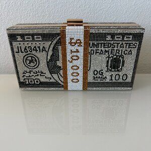 Bling Rhinestone Money Purse